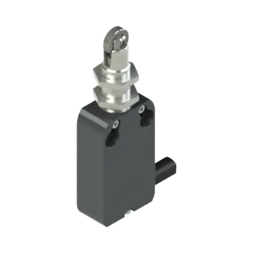 [NA B110FB-DN2] Pizzato Modular Prewired Switch With Plunger With Roller And M12 Threaded Bearing
