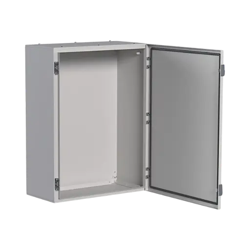 [FL124] لوحة كهرباء صاج 60*80 بمعامل حماية IP65 مزوده بفتحات لدخول الكابلات من اعلى واسفل هاجر