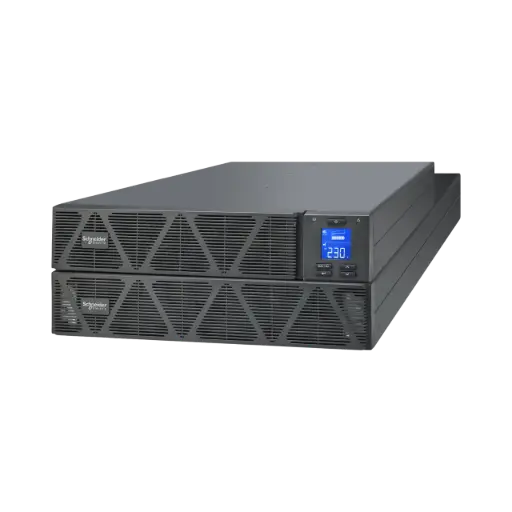 [SRVS6KRI] Schneider Electric Easy UPS 1 Ph On-Line, 6kVA/6kW, Rackmount 4U, 230V, 1x Hard Wire 3-Wire(1P+N+E) Outlet, Intelligent Card Slot, LCD, W/O Rail Kit 