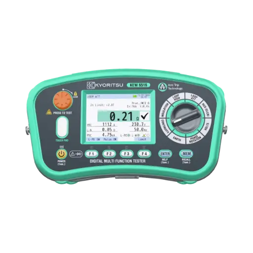 [6516] Kyoritsu Multi Function Electrical Installation Tester 12 in 1. Insulation, Continuity, Earth, Phase Rotation, and More.