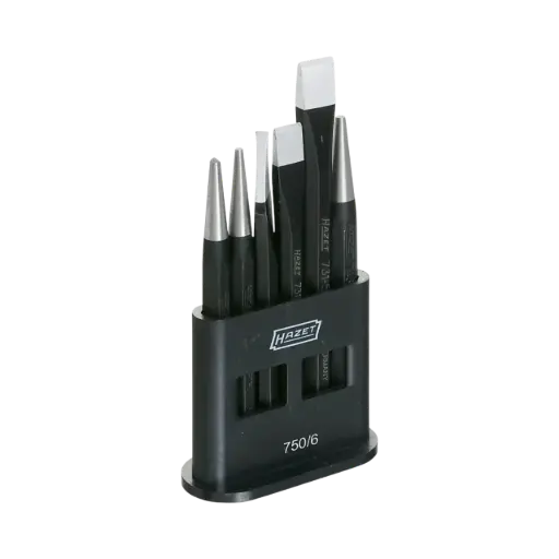 [750/6] Hazet Chisel Drift Punch Centre Punch Set 6-Pieces, Variant A