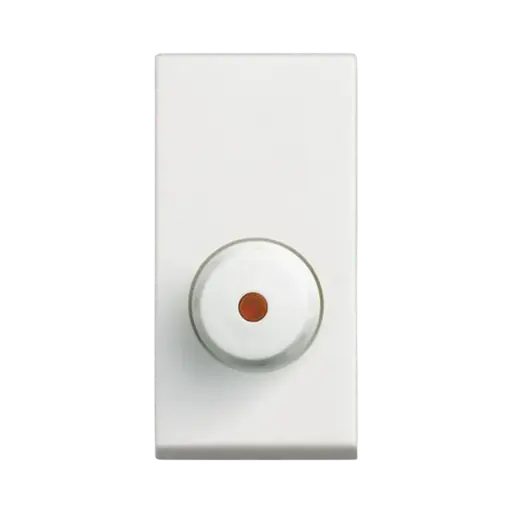 [D4403] Bticino Resistive Dimmer For Incandescent and Halogen Lamps. 100-500W 230  Va.c. White, Solida