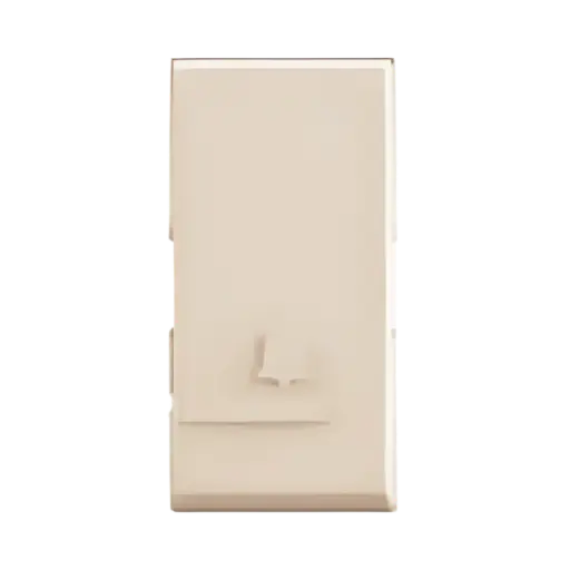 [BE4005LY] Bticino Pushbutton 1P (NO) 10 A 250 Va.c. with Bell Symbol Beige Forma Max