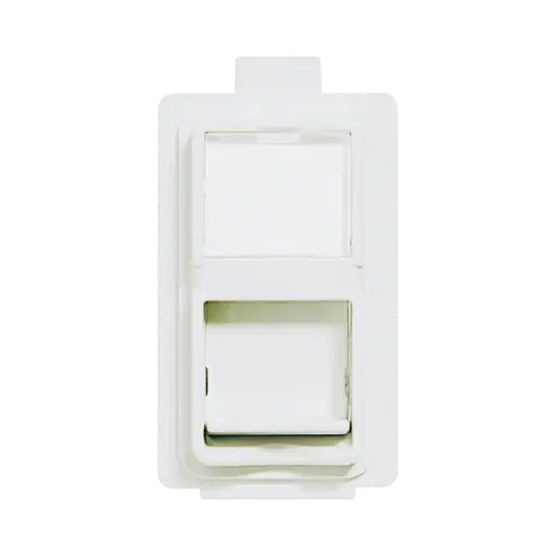 Bticino RJ45 Cat. 6 - UTP - Type of Connection: Tooless White, Solida