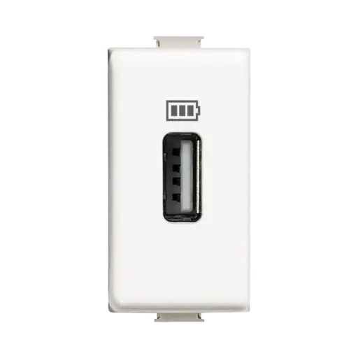 [AM5285C1] Bticino Matix USB Charger 5 Vdc For Recharging Electronic Devices Up To 1500 mA
