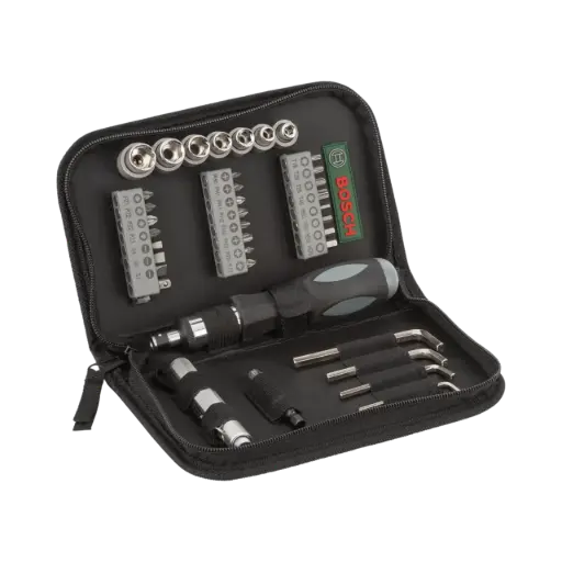 [‎2607019506] Bosch Accessories Screwdriving and Socket Set 38 Pieces