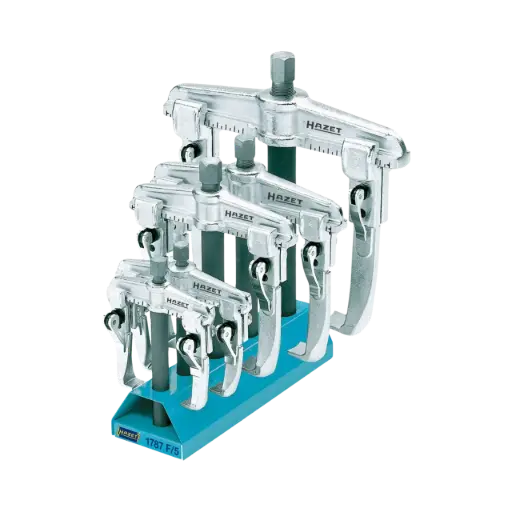 [1787F/5] Hazet Quick Clamping Puller Set 2-Arm 5 Pieces