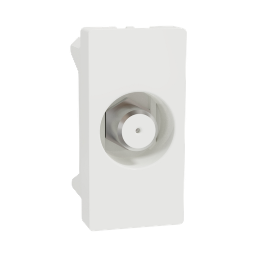 [M3TB1_TVFM] Schneider Electric Miluz E TV Outlet, F-Type, Mechanism, White