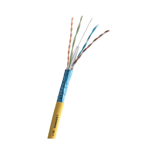 [0 327 78] Legrand Cable Category 6A F/UTP 4 Pairs LSZH Euroclass Dca 500 Meters Yellow